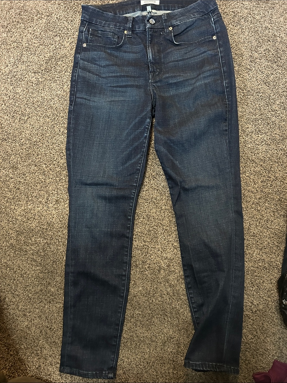 Good American Dark Indigo Skinny Jeans